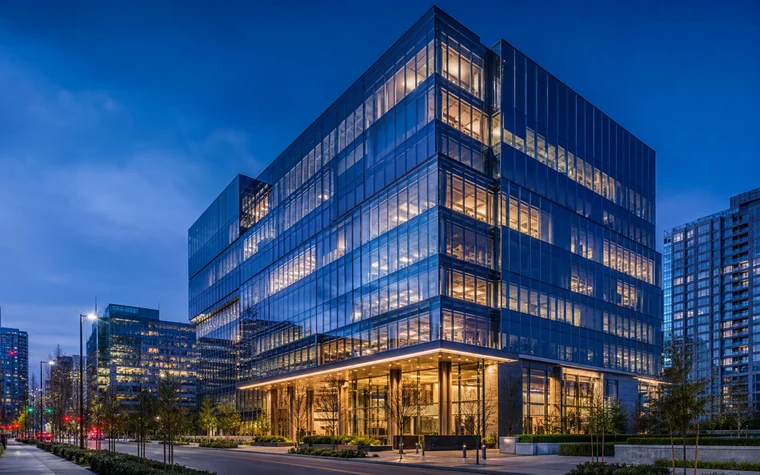 Modern office building in a city