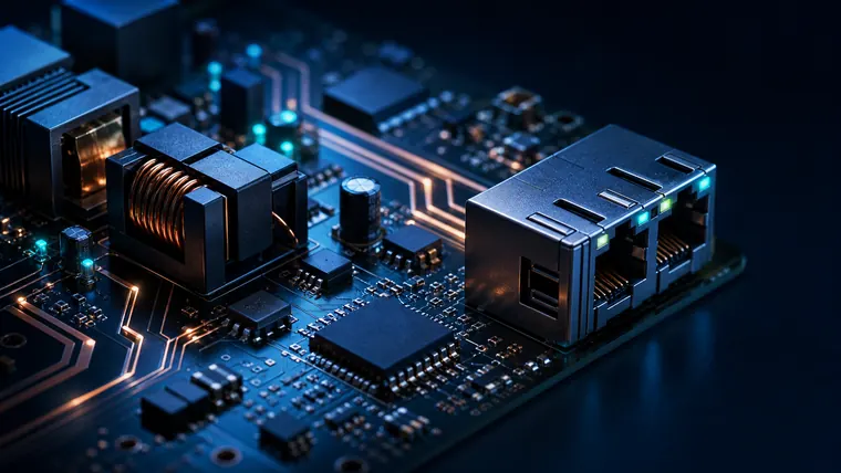 Circuit board with power delivery components