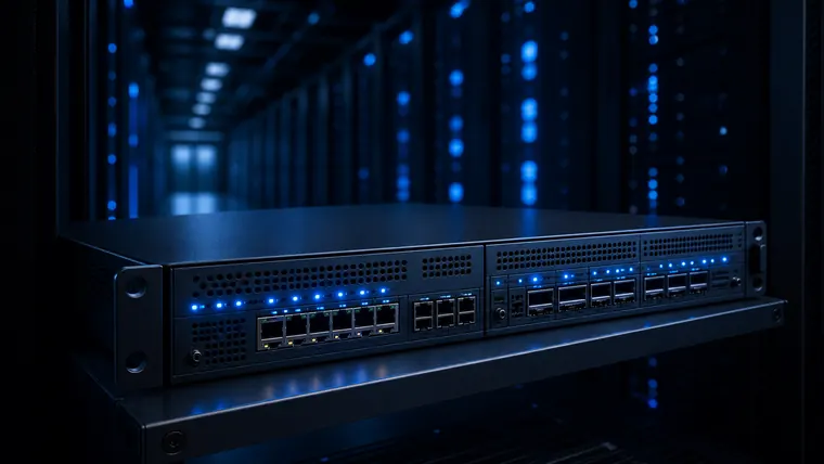 Enterprise routing equipment in a data center