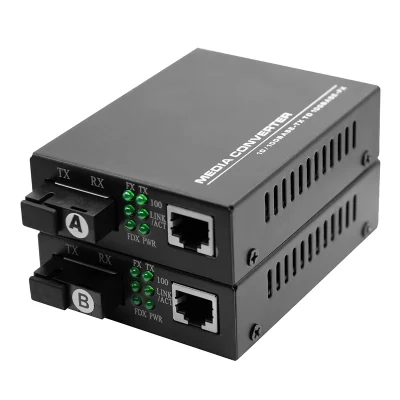 Leadways4363 Factory 10 100 1000M Fast Ethernet Connector Sfp Port Switch Fiber Optic Media Converter