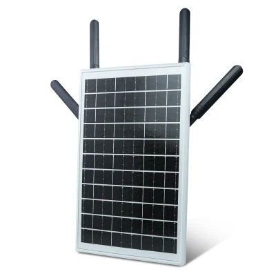 Leadways4325 Long Distance 100-150M 4G Wifi6 Solar Router with Sim Card 18000mAh IP66 Waterproof Wifi6 Energy-Saving Clean Energy Router