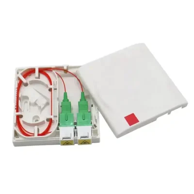 Leadways4377 PTO BOX 1FO 2FO ETC Red Pigtail SCAPC fiber optical terminal box 1 core Fiber Optic Kit SFR Prise Terminale Optique